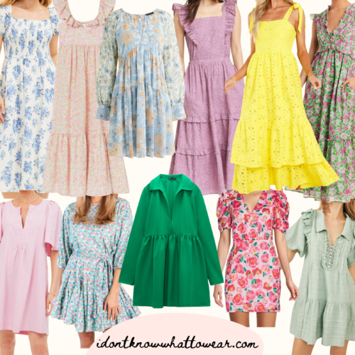 4.17.22: edit hebdomadaire: spring dresses