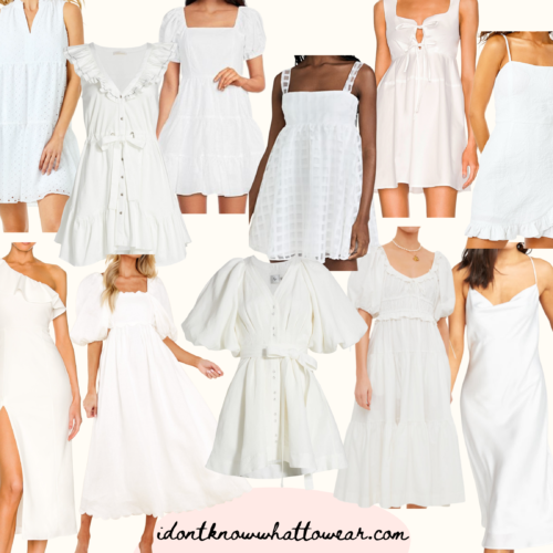 4.24.22: edit hebdomadaire: white dresses