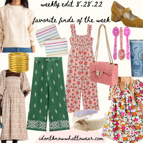 8.28.22: edit hebdomadaire | weekly edit | august fashion