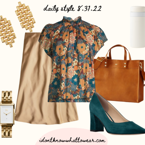 8.31.22: style quotidien | daily style | workwear wednesday