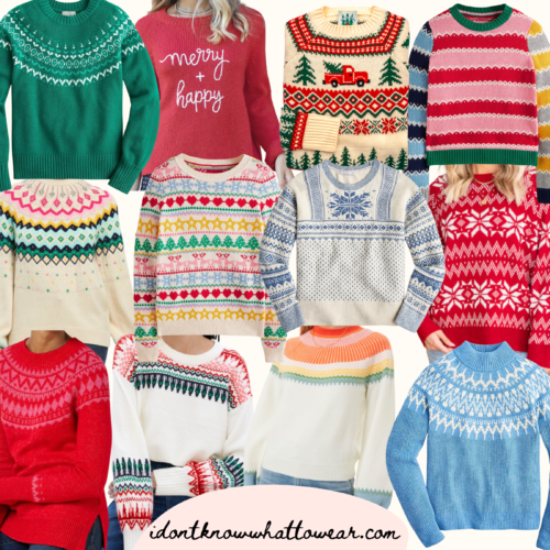 12 Christmas Sweaters to Wear this Winter