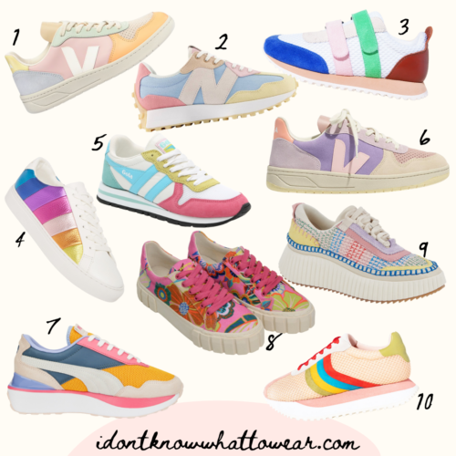 10 Colorful Sneakers for Spring and Summer