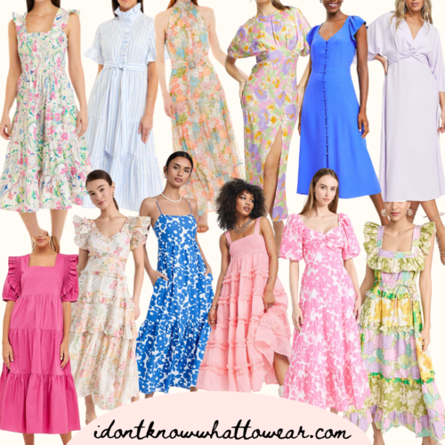 22 Spring Midi and Mini Dresses